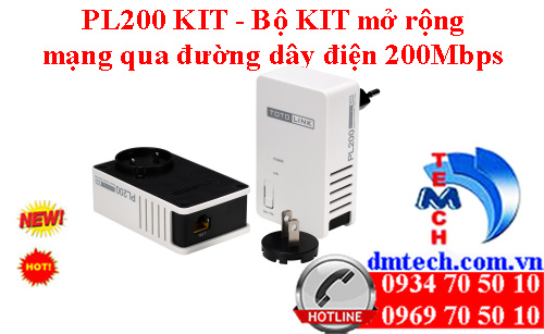 PL200 KIT - Bộ KIT mở rộng mạng qua đường dây điện 200Mbps