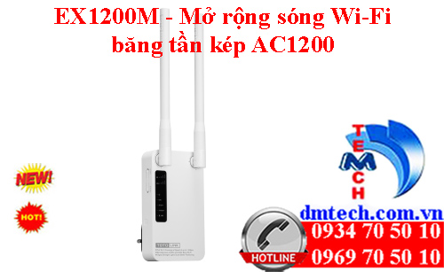 EX1200M - Mở rộng sóng Wi-Fi băng tần kép AC1200