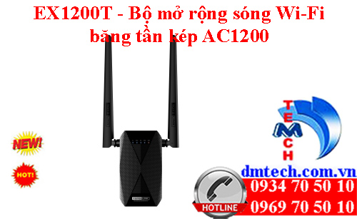 EX1200T - Bộ mở rộng sóng Wi-Fi băng tần kép AC1200