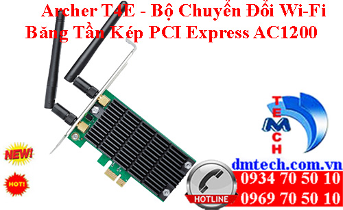 Archer T4E - Bộ Chuyển Đổi Wi-Fi Băng Tần Kép PCI Express AC1200