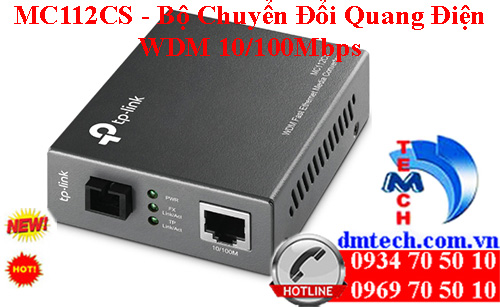 MC112CS - Bộ Chuyển Đổi Quang Điện WDM 10/100Mbps