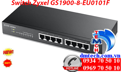 Switch Zyxel GS1900-8-EU0101F