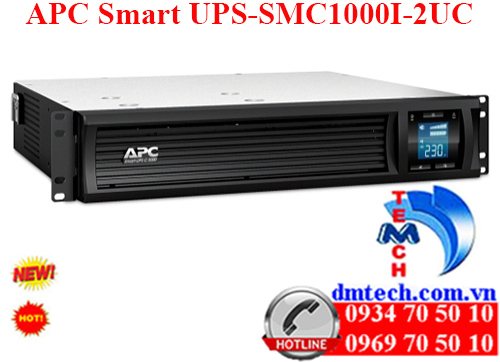 Bộ lưu điện APC Smart UPS-SMC1000I-2UC