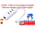 UE330 - USB 3.0 3-Port Hub & Gigabit Ethernet Adapter 2 in 1 USB Adapter